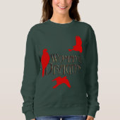 Frau mit ihren Drachen Sweatshirt (Vorderseite)
