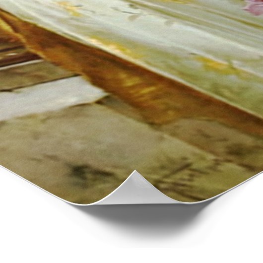 Frau mit Ire Fine Art Poster (Ecke)