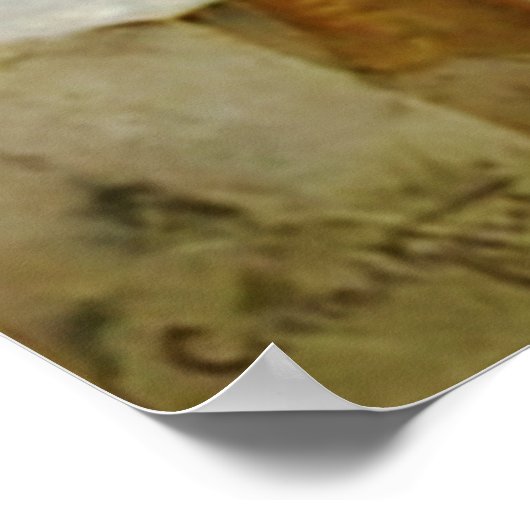 Frau mit Ire Fine Art Poster (Ecke)