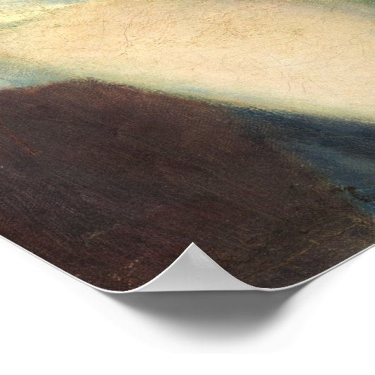 Frau mit Katze - Auguste Renoir Kunstgedicht Poster (Ecke)