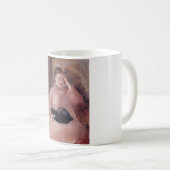 Frau mit Katze (von Edouard Manet) Kaffeetasse (VorderseiteRechts)
