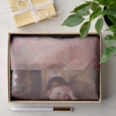 Frau mit Katze (von Edouard Manet) Seidenpapier (Geschenk)