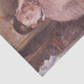 Frau mit Katze (von Edouard Manet) Seidenpapier (Ausschnitt)