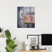 Frau mit Kleincup 2007 Poster (Heimbüro)