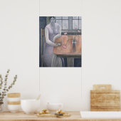 Frau mit Kleincup 2007 Poster (Küche)