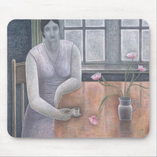 Frau mit kleiner Schale 2007 Mousepad