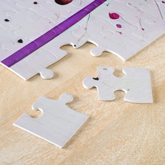 Frau mit Kopfhörern Puzzle (Seite)