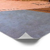 Frau mit Korb von Juan Gris Poster (Ecke)