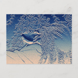 Frau mit langen Haaren / Vintage Kunst Postkarte