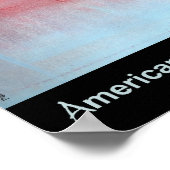 Frau mit Laptop 2 Poster (Ecke)