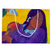 Frau mit Mango, Gauguin Große Geschenktüte (Rückseite)