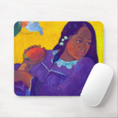 Frau mit Mango, Gauguin Mousepad (Mit Mouse)