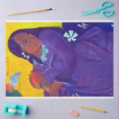 Frau mit Mango, Gauguin Seidenpapier (Basteln)