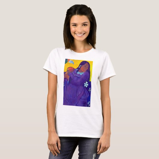 Frau mit Mango, Gauguin T-Shirt (Vorne ganz)