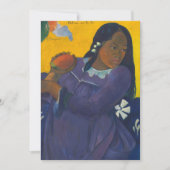 Frau mit Mango | Paul Gauguin (Vorderseite)