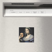 Frau mit Maske 2 Magnet (In Situ (Geschirrspüler))