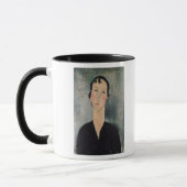 Frau mit Ohrringen Tasse (Links)