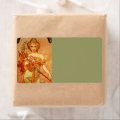 Frau mit Orange Bouquet (Insitu)