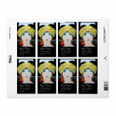 FRAU MIT ORIENTAL YELLOW TURBAN / Beauty Fashion (Vorne)