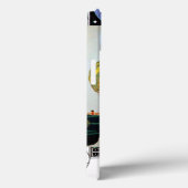 FRAU MIT ORIENTAL YELLOW TURBAN / Beauty Fashion Case-Mate iPhone Hülle (Rückseite / Rechts)