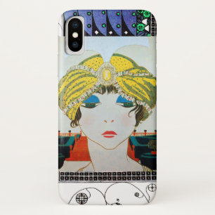 FRAU MIT ORIENTAL YELLOW TURBAN / Beauty Fashion iPhone X Hülle