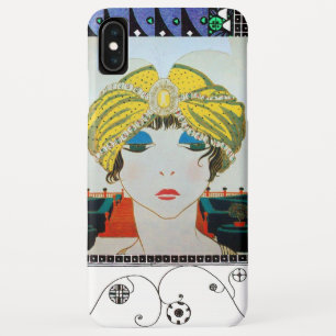 FRAU MIT ORIENTAL YELLOW TURBAN / Beauty Fashion Case-Mate iPhone Hülle