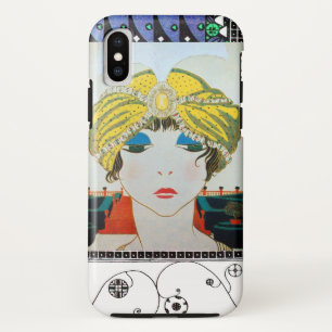 FRAU MIT ORIENTAL YELLOW TURBAN / Beauty Fashion Case-Mate iPhone Hülle