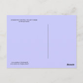 FRAU MIT ORIENTAL YELLOW TURBAN / Beauty Fashion Postkarte (Rückseite)