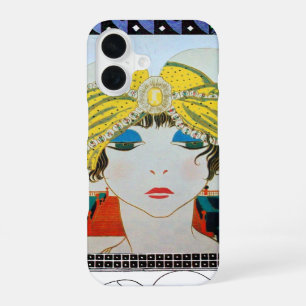 FRAU MIT ORIENTALISCHEM GELBEN TURBAN / Schönheit iPhone 16 Hülle