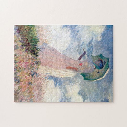 Frau mit Parasol, Claude Monet, 1886 Puzzle (Horizontal)