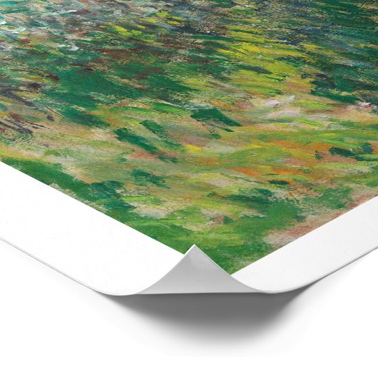 "FRAU MIT PARASOL" CLAUDE MONET POSTER (Ecke)