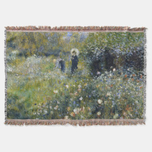 Frau mit Parasol im Garten von Auguste Renoir Decke