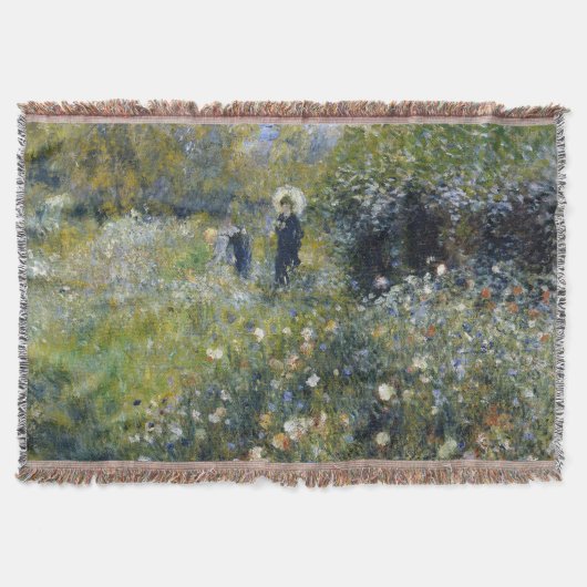 Frau mit Parasol im Garten von Auguste Renoir Decke (Vorderseite)