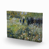 Frau mit Parasol im Garten von Auguste Renoir Fotoblock (Rechts)