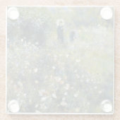 Frau mit Parasol im Garten von Auguste Renoir Glasuntersetzer (Rückseite)