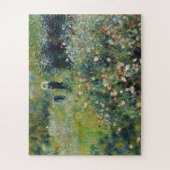 Frau mit Parasol im Garten von Auguste Renoir Puzzle (Vertikal)