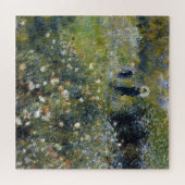Frau mit Parasol im Garten von Auguste Renoir Puzzle (Horizontal)