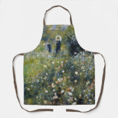 Frau mit Parasol im Garten von Auguste Renoir Schürze (Vorderseite)