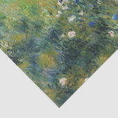 Frau mit Parasol im Garten von Auguste Renoir Seidenpapier (Detail)