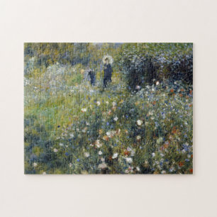 Frau mit Parasol im Garten von Renoir Puzzle