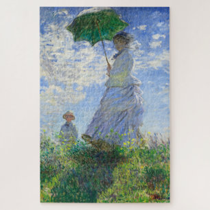 Frau mit Parasol, Madame Monet und ihrem Sohn Puzzle