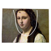 Frau mit Perle, Camille Corot, 1868-1870 Große Geschenktüte (Rückseite)