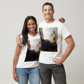 Frau mit Perlenschnur, Johannes Vermeer T-Shirt (Unisex)