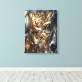 Frau mit Pferd Leinwanddruck (Insitu (Holzboden))