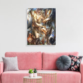 Frau mit Pferd Leinwanddruck (Insitu (Wohnzimmer))