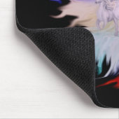 Frau mit Pferd Mousepad (Ecke)