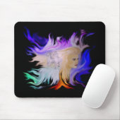 Frau mit Pferd Mousepad (Mit Mouse)