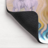 Frau mit Pferd Mousepad (Ecke)
