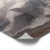 Frau mit Pferd Poster (Ecke)