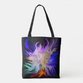 Frau mit Pferd Tasche (Rückseite)
